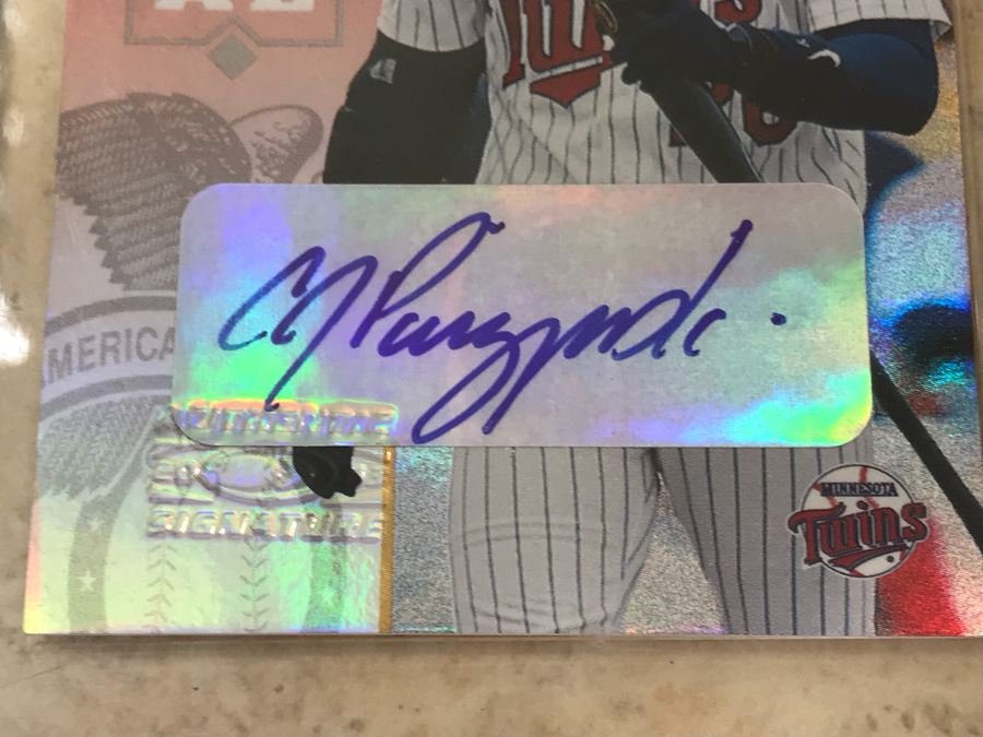 2003 Donruss Sigend Baseball Card A. J. Pierzynski [Photo 3]