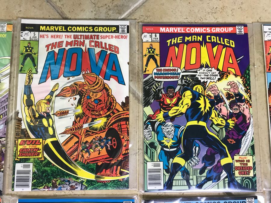 (16) Vintage Marvel The Man Called NOVA Comic Books