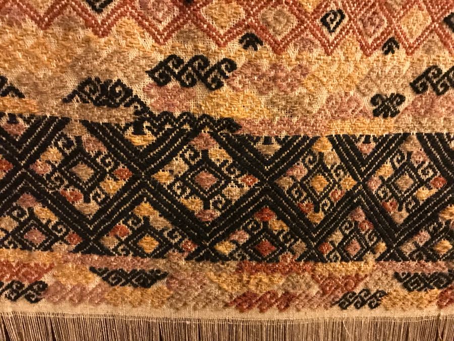 Luchetik Woven Textile Wall Hanging From Highland Chiapas Mexico With Book [Photo 4]