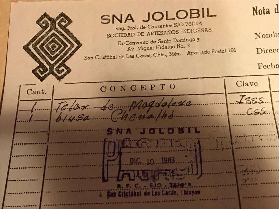 Luchetik Woven Textile Wall Hanging From Highland Chiapas Mexico With Book [Photo 9]