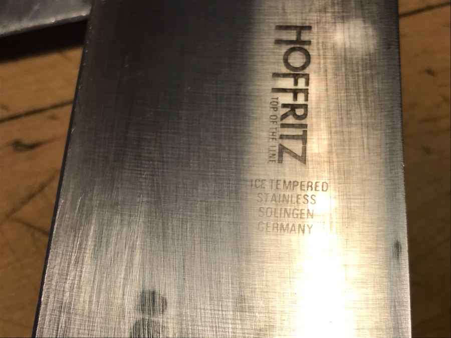 Set Of Kitchen Knives (Mainly Hoffritz) And Wooden Knife Holder [Photo 8]