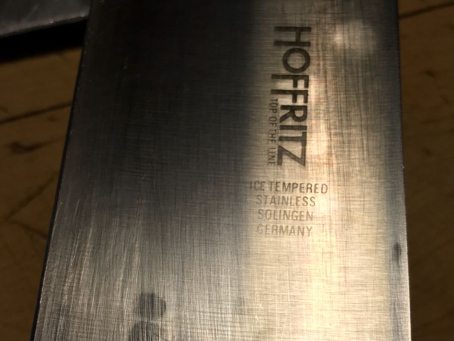 Set Of Kitchen Knives (Mainly Hoffritz) And Wooden Knife Holder [Photo 9]