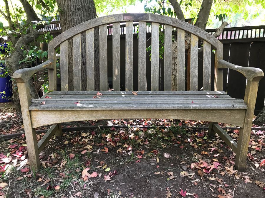 Nice Outdoor Teak Wooden Bench [Photo 2]