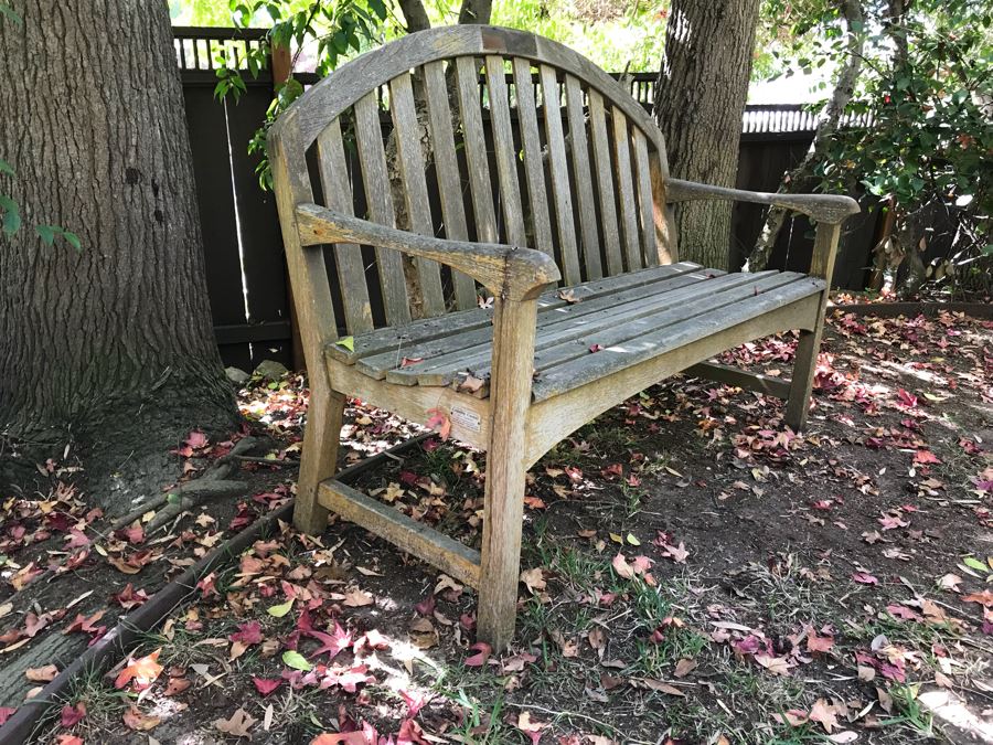 Nice Outdoor Teak Wooden Bench [Photo 3]