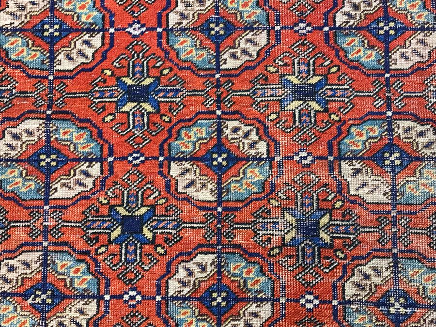 Vintage Hand Knotted Persian Rug 7'1' X 4'9'  [Photo 6]