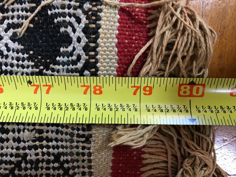 Vintage Hand Knotted Wool Rug With Intricate Geometric Patterns 6' 8' X 3' 7' [Photo 13]