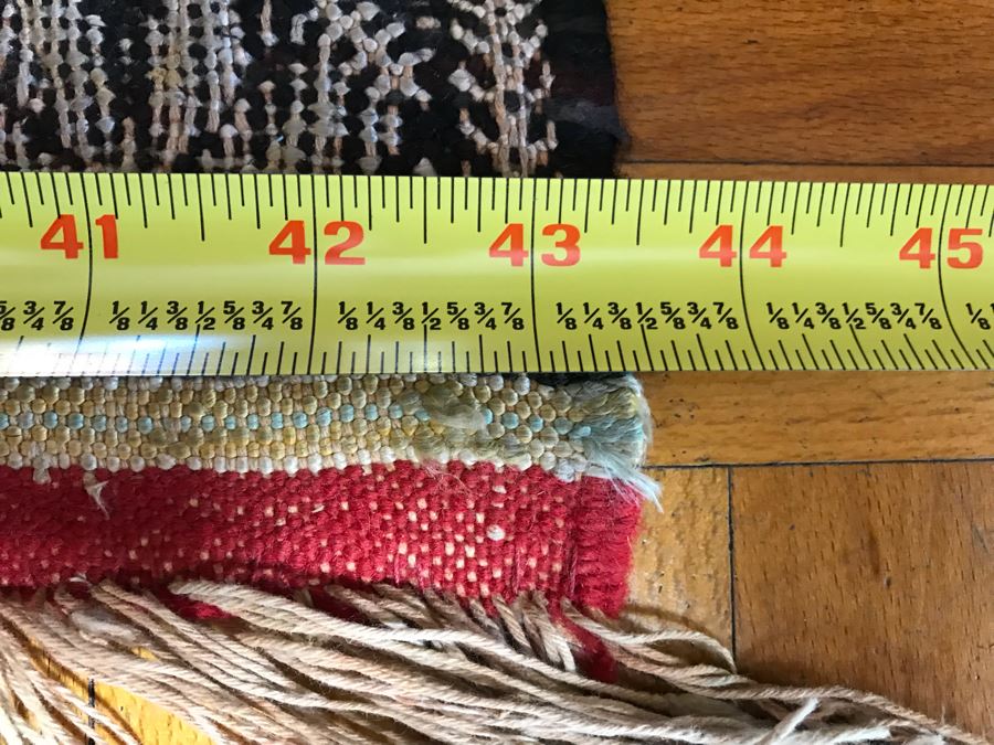 Vintage Hand Knotted Wool Rug With Intricate Geometric Patterns 6' 8' X 3' 7' [Photo 12]