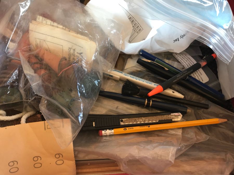 Pair Of Rolling Task Force Tool Boxes On Casters Filled With Tools - See Photos [Photo 6]