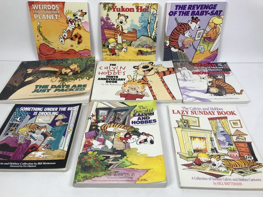 JUST ADDED - Collection Of Calvin And Hobbes Books