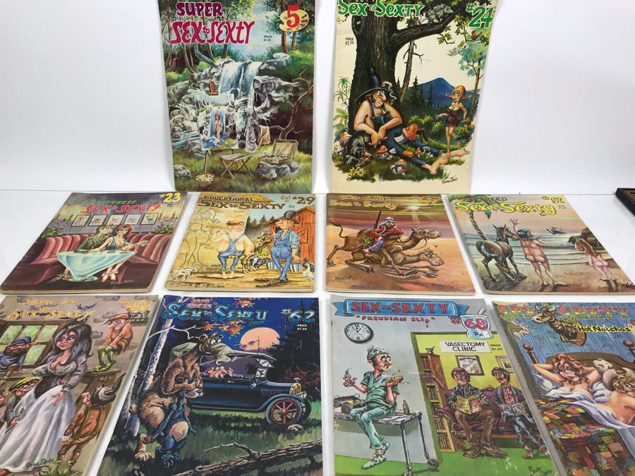 JUST ADDED - Vintage Sex To Sexty Adult Comic Books Magazines