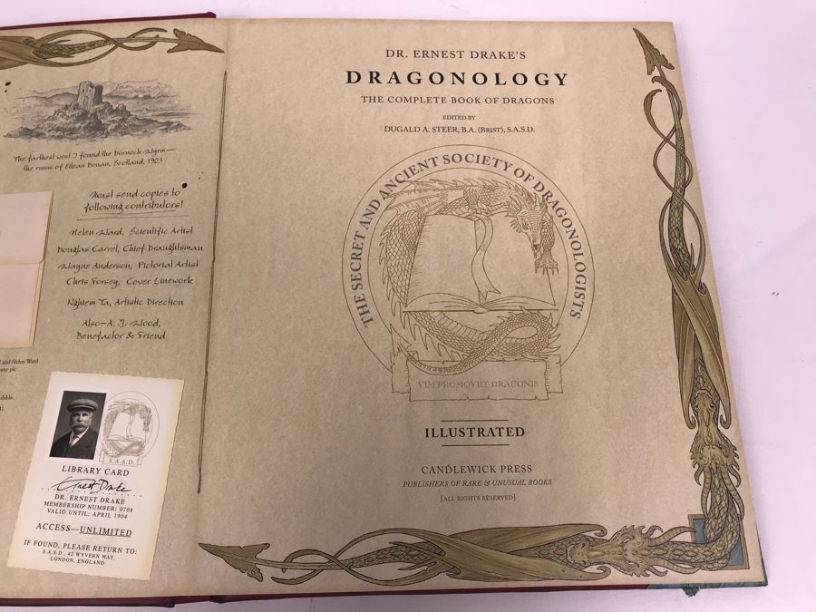 JUST ADDED - Collection Of (4) Science Fiction Fantasy Coffee Table Books [Photo 17]