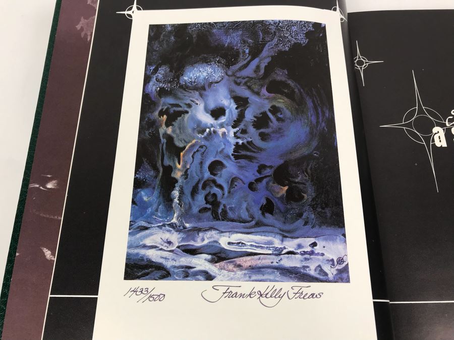 JUST ADDED - Signed Frank Kelly Freas Science Fiction Artist Hardcover Book 'A Separate Star' Includes Signed Limited Edition Print [Photo 10]