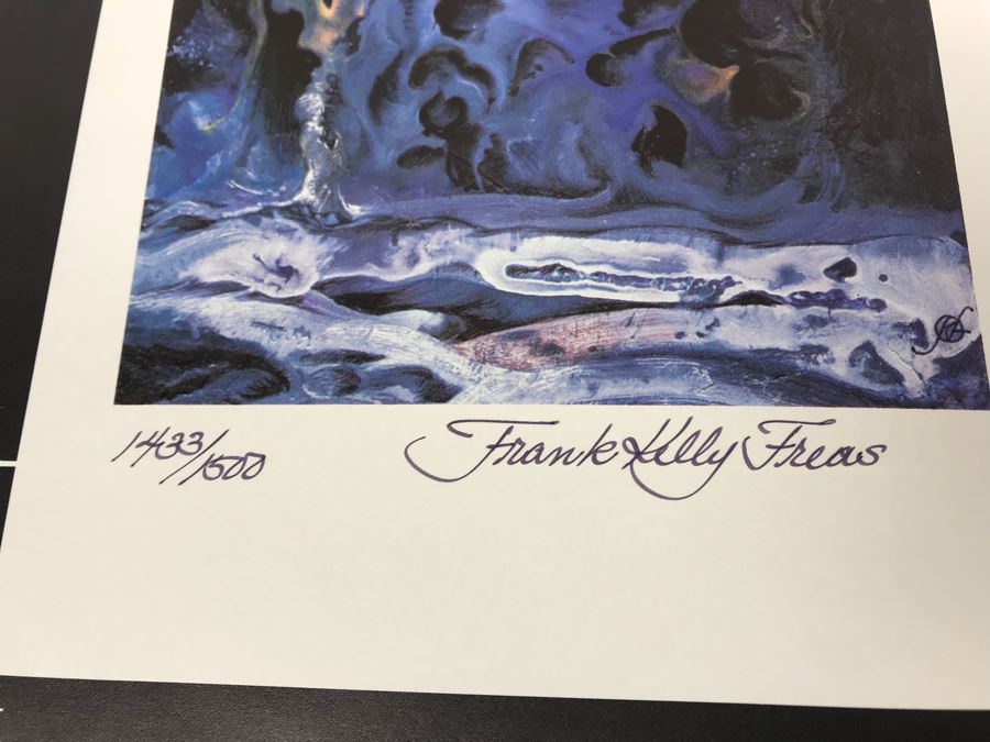 JUST ADDED - Signed Frank Kelly Freas Science Fiction Artist Hardcover Book 'A Separate Star' Includes Signed Limited Edition Print [Photo 11]