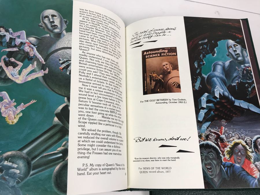 JUST ADDED - Signed Frank Kelly Freas Science Fiction Artist Hardcover Book 'A Separate Star' Includes Signed Limited Edition Print [Photo 17]
