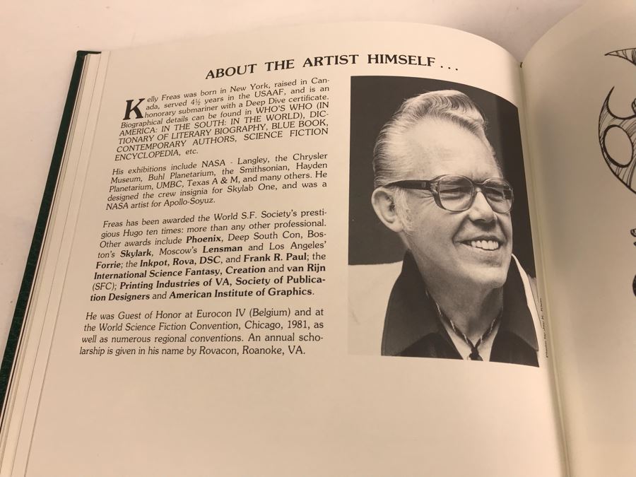 JUST ADDED - Signed Frank Kelly Freas Science Fiction Artist Hardcover Book 'A Separate Star' Includes Signed Limited Edition Print [Photo 19]