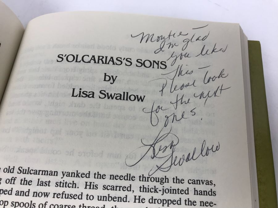 JUST ADDED - Pair Of Signed Books Tales Of The Witch World Created By Andre Norton - Signed By Andre Norton, Robert Bloch, A.C. Crispin, Mercedes Lackey, Sasha Miller And More - See Photos [Photo 18]