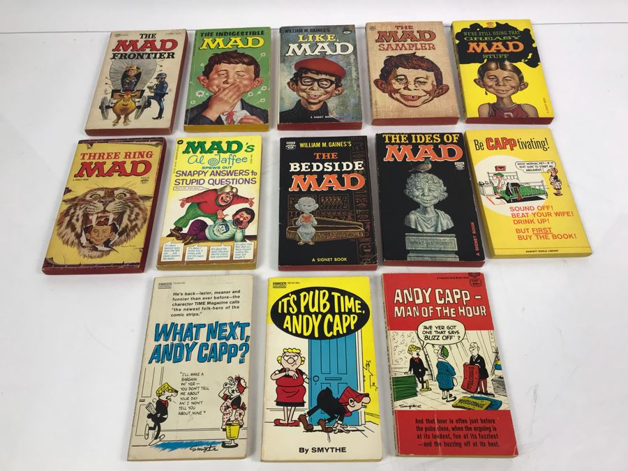 JUST ADDED - Collection Of MAD And Andy Capp Paperback Books [Photo 2]
