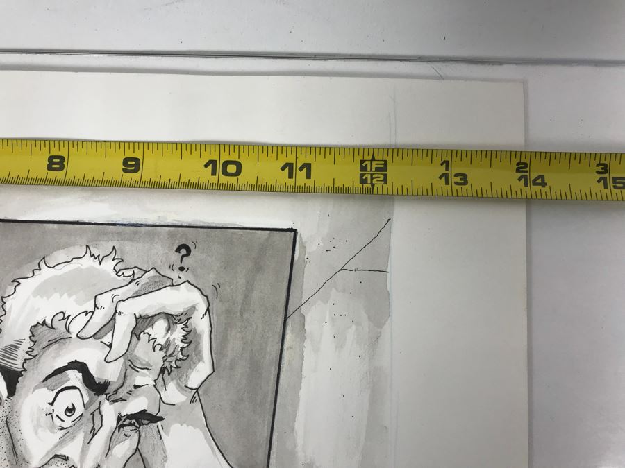 Comic Con Art Show Original Drawing By Doug Stambaugh 14' X 17' [Photo 7]