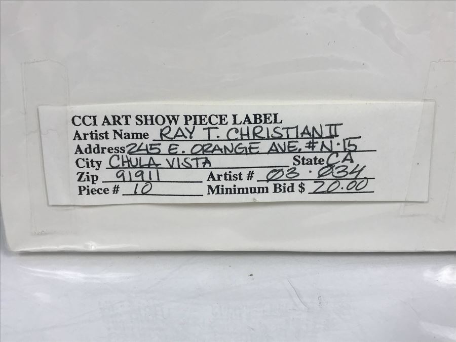 Original Artwork By Ray T. Christian II Titled 'Cheetah' From Comic Con Art Show 14' X 17' [Photo 7]