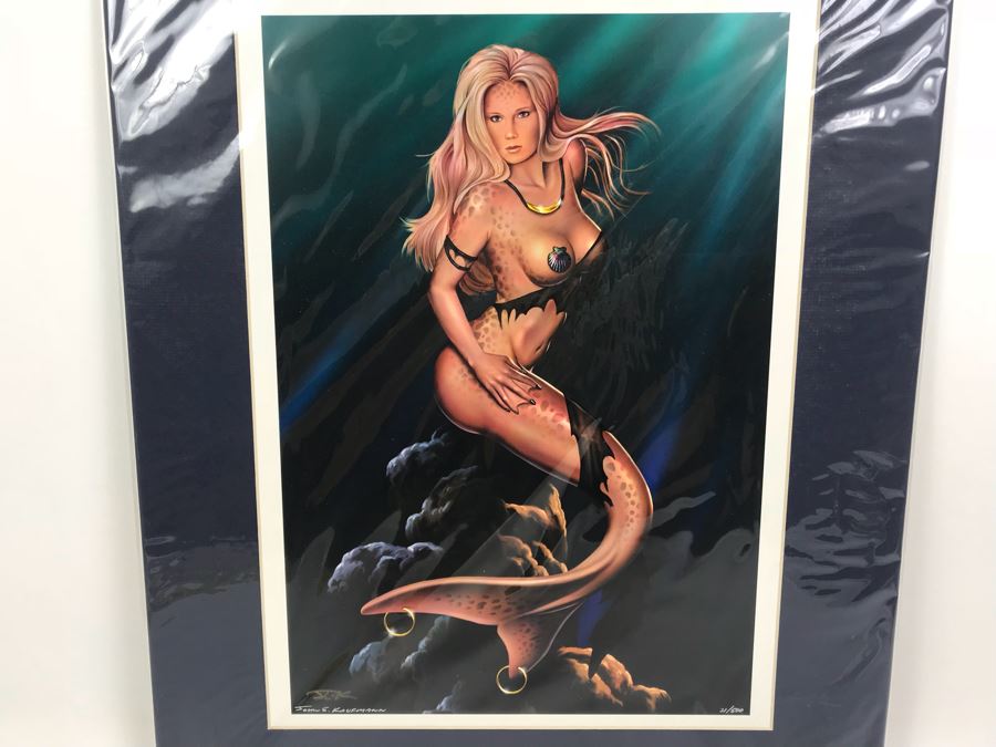 Limited Edition Hand Signed Print By John E. Kaufmann Titled 'Merbabe Starr' 16' X 20'
