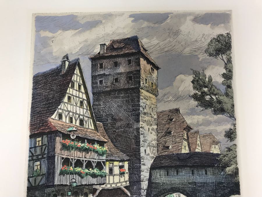 Vintage German Engraving 12' X 15' [Photo 2]