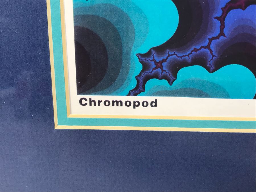 Vintage 1993 Limited Edition Hand Signed Print By Gary Allen Smith GAS Titled 'Chromopod' [Photo 6]