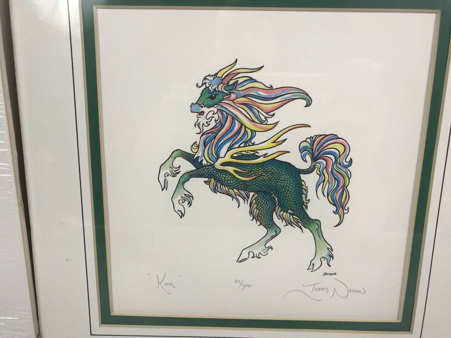 Set Of (3) Limited Edition Hand Signed Prints By Ingrid Neilson Fantasy Artwork [Photo 2]