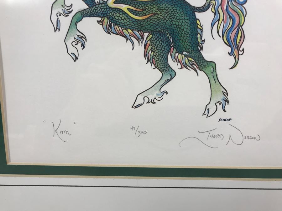 Set Of (3) Limited Edition Hand Signed Prints By Ingrid Neilson Fantasy Artwork [Photo 3]