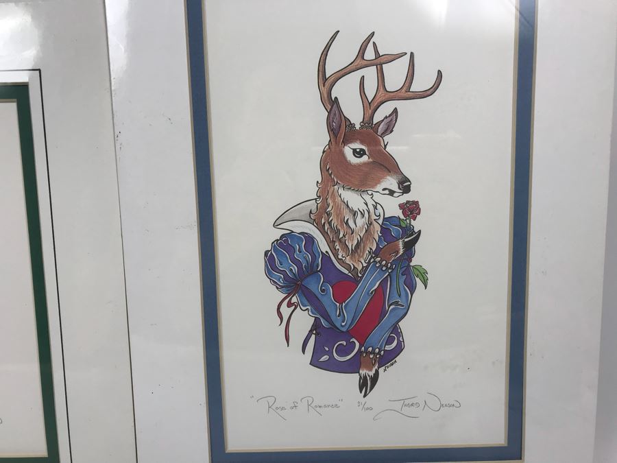 Set Of (3) Limited Edition Hand Signed Prints By Ingrid Neilson Fantasy Artwork [Photo 4]