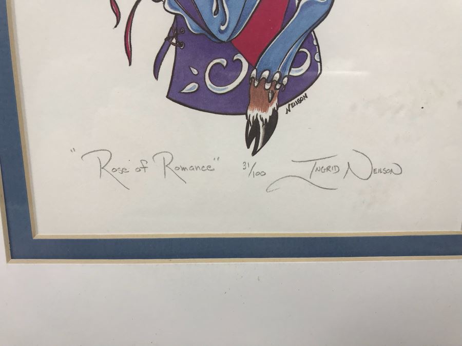 Set Of (3) Limited Edition Hand Signed Prints By Ingrid Neilson Fantasy Artwork [Photo 5]