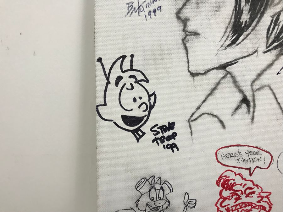 Comic Con Artist Signed Character Sketches Signatures Various Comic Book Artists 14' X 18' [Photo 6]