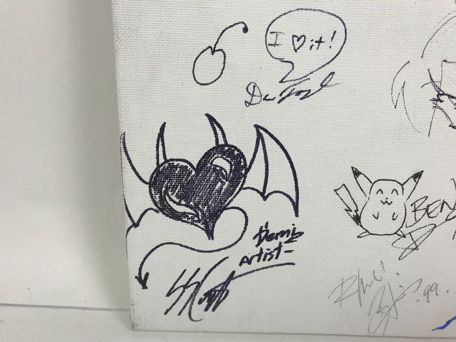 Comic Con Artist Signed Character Sketches Signatures Various Comic Book Artists 14' X 18' [Photo 12]