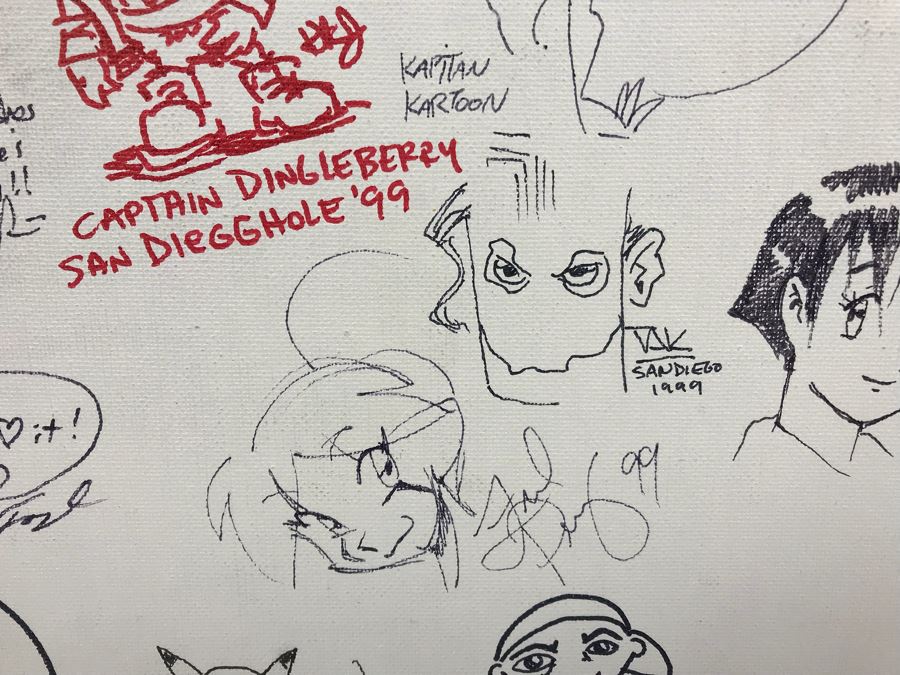 Comic Con Artist Signed Character Sketches Signatures Various Comic Book Artists 14' X 18' [Photo 11]