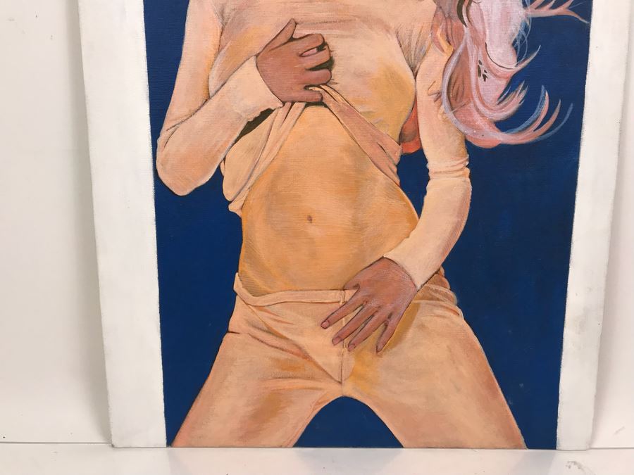 Original Painting By Nguyen Dong Vintage 1997 From Comic Con Art Show [Photo 5]