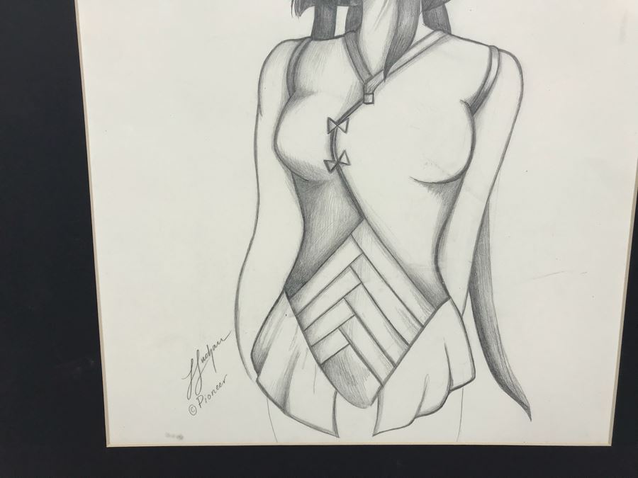 Original Character Drawing By Laura Luchau From Comic Con Art Show 16' X 20' [Photo 4]