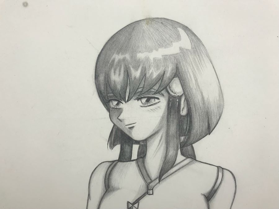 Original Character Drawing By Laura Luchau From Comic Con Art Show 16' X 20' [Photo 3]