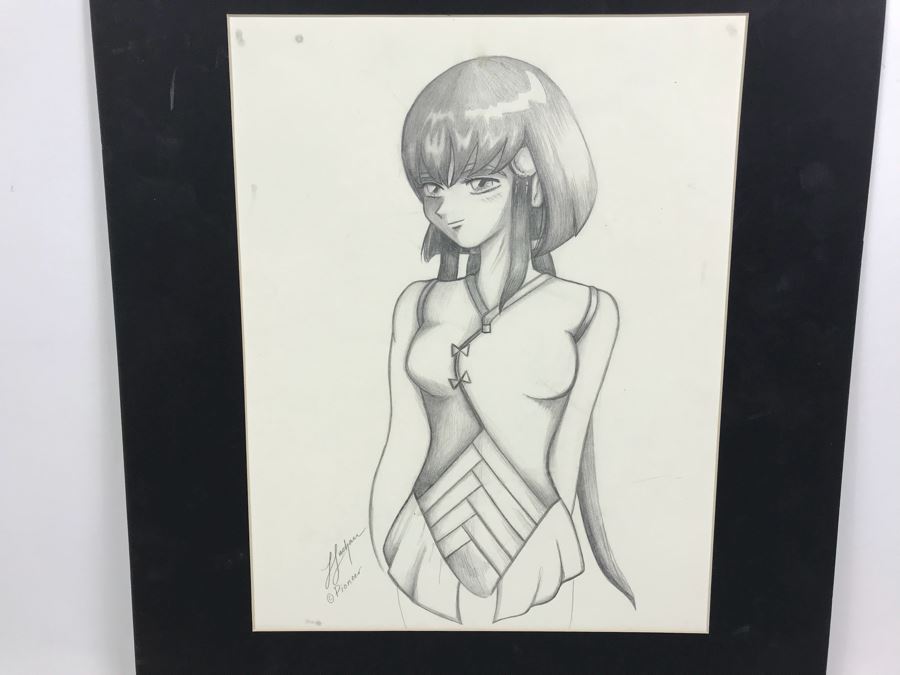 Original Character Drawing By Laura Luchau From Comic Con Art Show 16' X 20' [Photo 2]