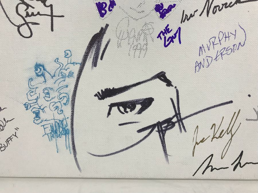 Comic Con Artist Signed Character Sketches Signatures Various Comic Book Artists 14' X 18' [Photo 13]