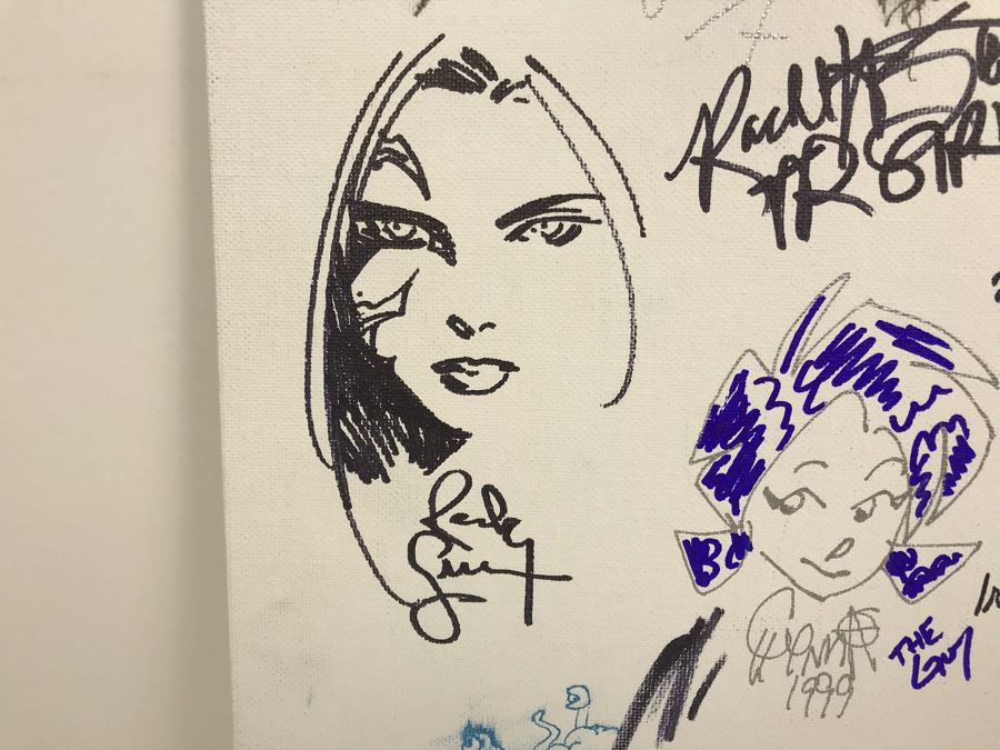 Comic Con Artist Signed Character Sketches Signatures Various Comic Book Artists 14' X 18' [Photo 6]