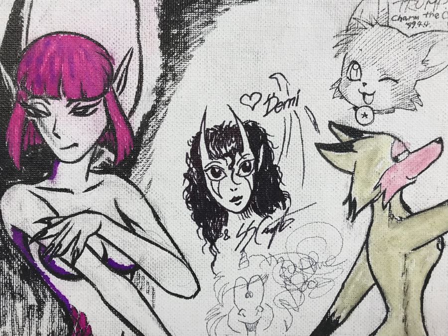 Comic Con Artist Signed Character Sketches Signatures Various Comic Book Artists 14' X 18' [Photo 8]