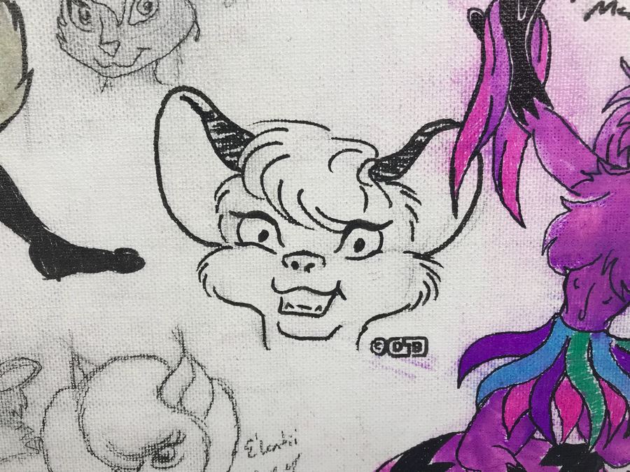 Comic Con Artist Signed Character Sketches Signatures Various Comic Book Artists 14' X 18' [Photo 17]