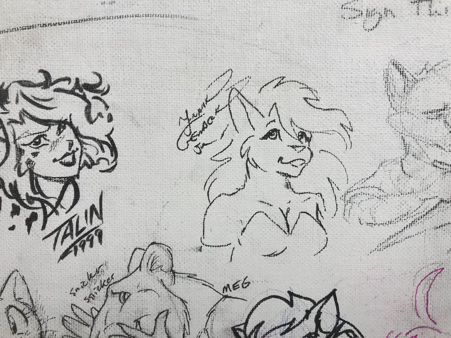 Comic Con Artist Signed Character Sketches Signatures Various Comic Book Artists 14' X 18' [Photo 13]