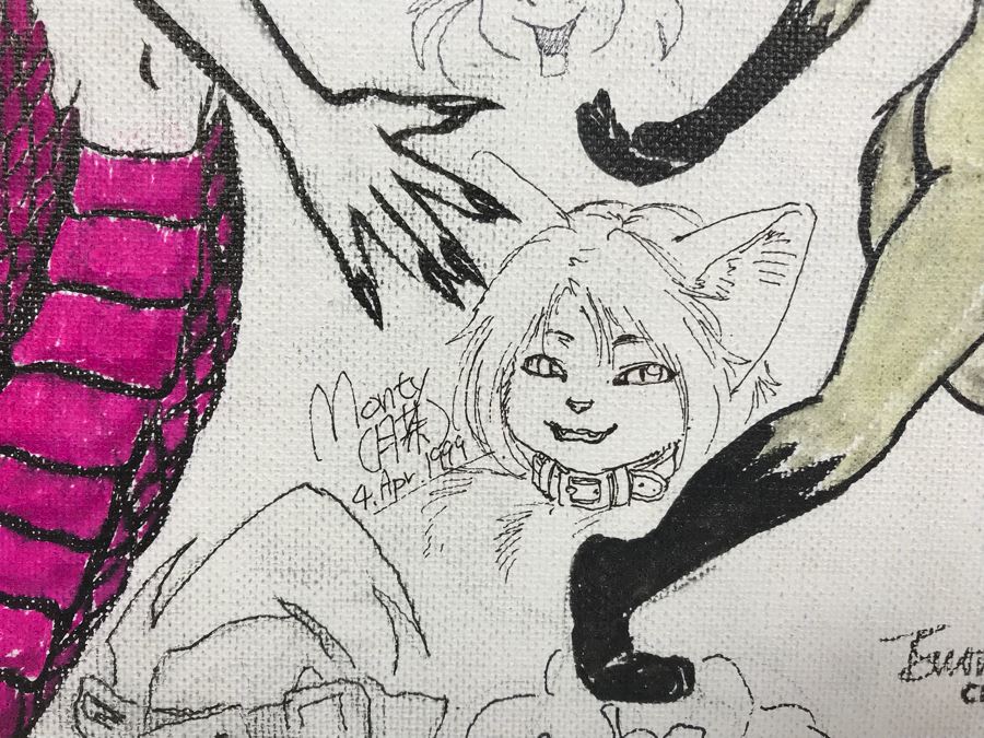 Comic Con Artist Signed Character Sketches Signatures Various Comic Book Artists 14' X 18' [Photo 6]