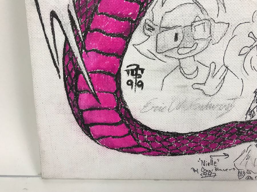 Comic Con Artist Signed Character Sketches Signatures Various Comic Book Artists 14' X 18' [Photo 3]