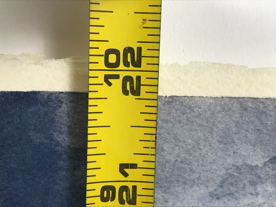 Original Artwork Vintage 1992 By C. Hanson Titled 'The Smoke Wolf' 15' X 22' [Photo 10]