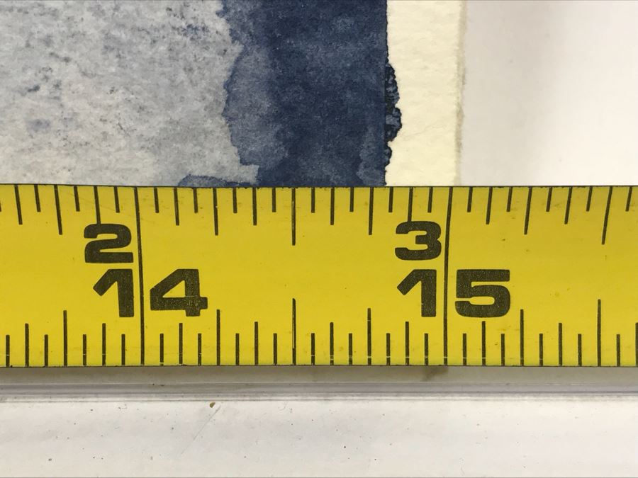 Original Artwork Vintage 1992 By C. Hanson Titled 'The Smoke Wolf' 15' X 22' [Photo 9]