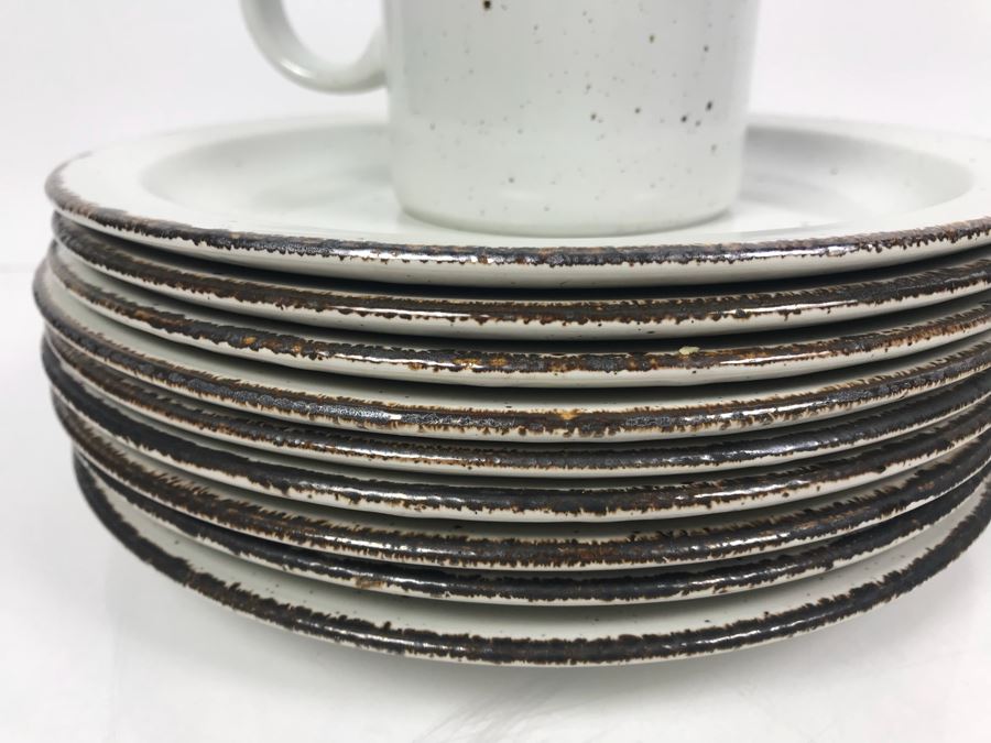 Stonehenge Stoneware Midwinter Pattern Wedgwood China Plates And Coffee Cups [Photo 4]