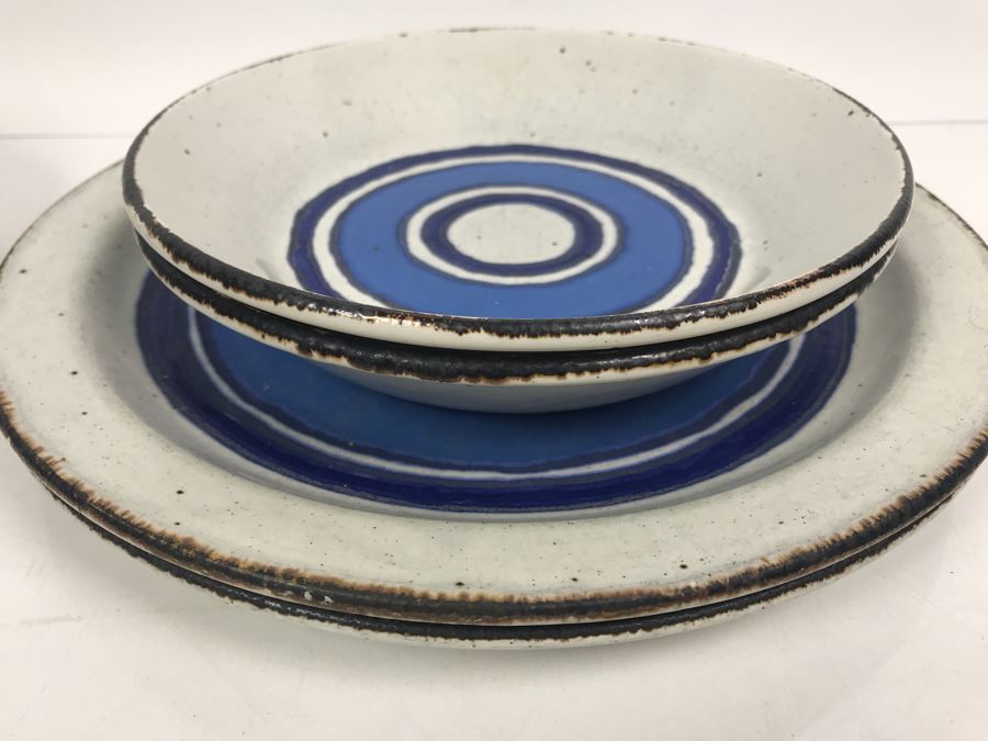 Collection Of Royal Doulton Lambethware Tangier And Stonehenge Plates, Cups, Bowls Plus Limited Edition Royal Doulton Collectible Plate Sorcerer's Spell By Myles Pinkney [Photo 12]