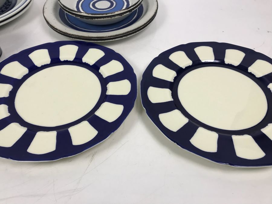 Collection Of Royal Doulton Lambethware Tangier And Stonehenge Plates, Cups, Bowls Plus Limited Edition Royal Doulton Collectible Plate Sorcerer's Spell By Myles Pinkney [Photo 7]