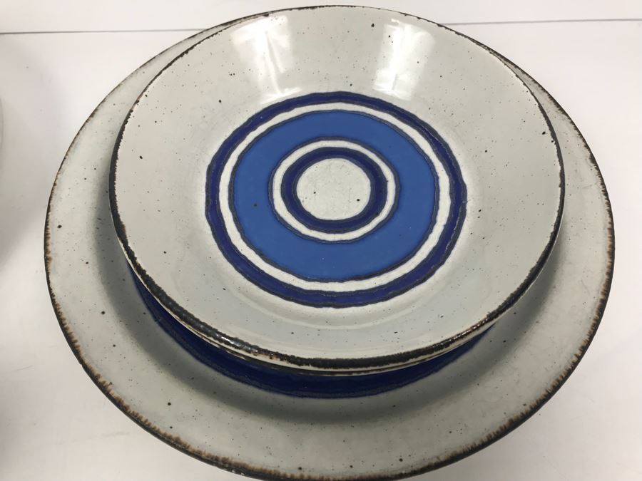 Collection Of Royal Doulton Lambethware Tangier And Stonehenge Plates, Cups, Bowls Plus Limited Edition Royal Doulton Collectible Plate Sorcerer's Spell By Myles Pinkney [Photo 11]